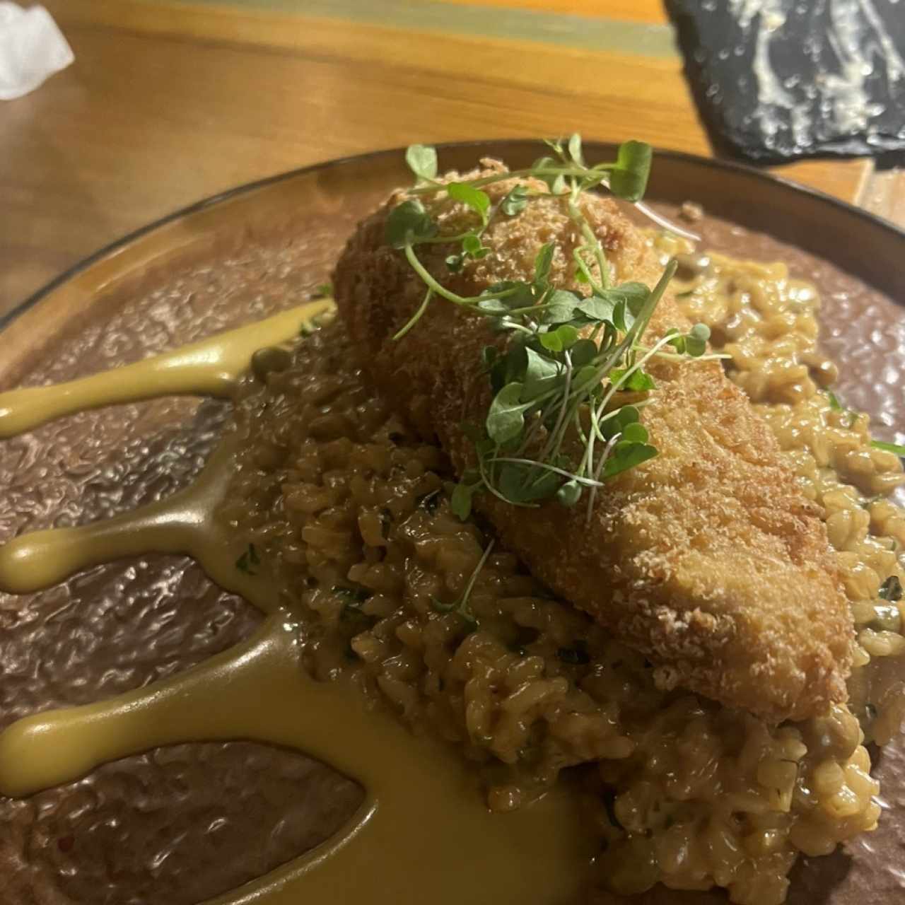 POLLO FRITO CON COCO