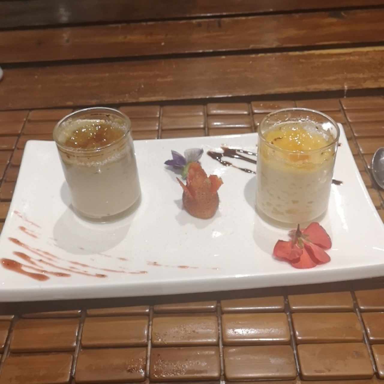 dúo de creme brulee