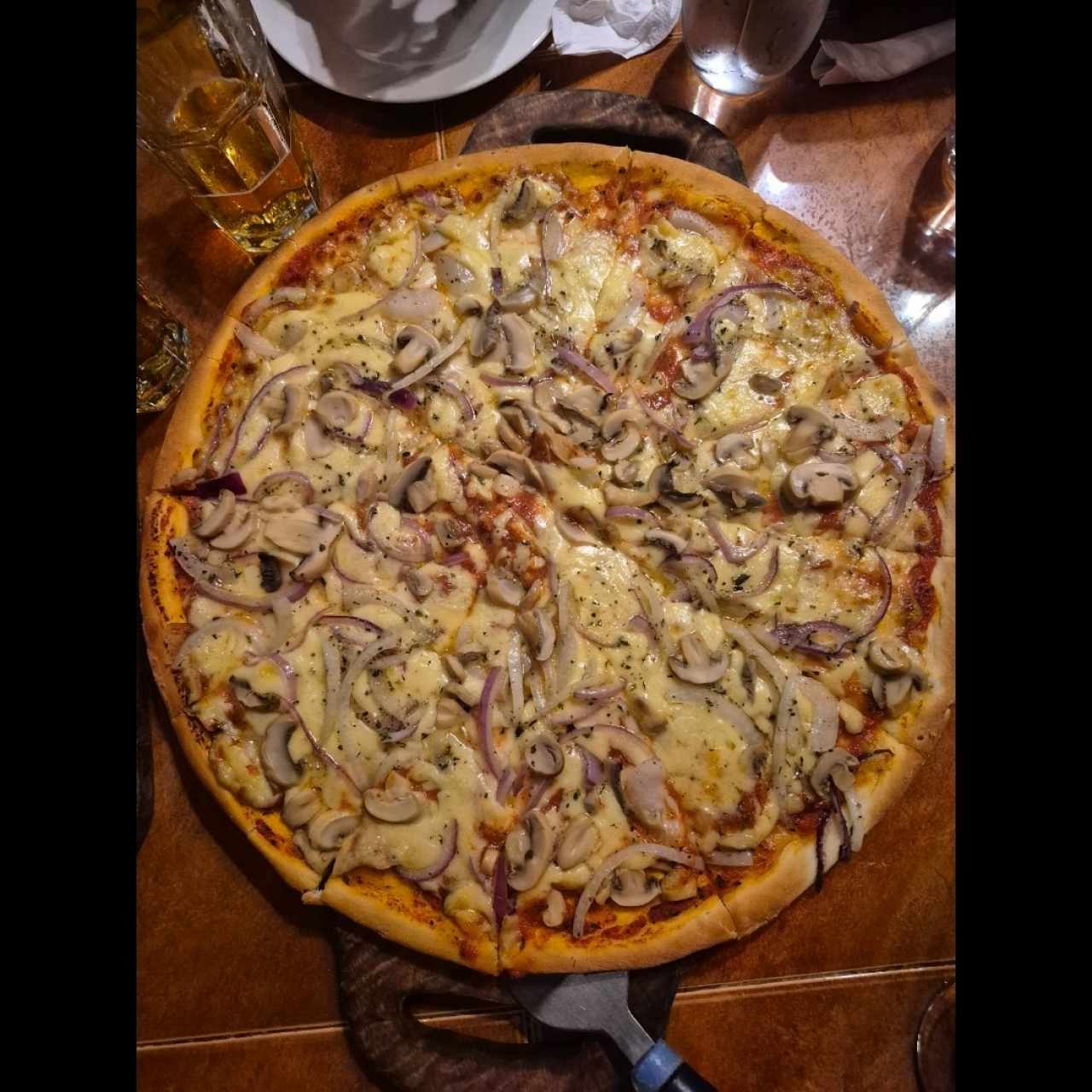 Pizza Fugazzea F: $18.50 M: $16.50