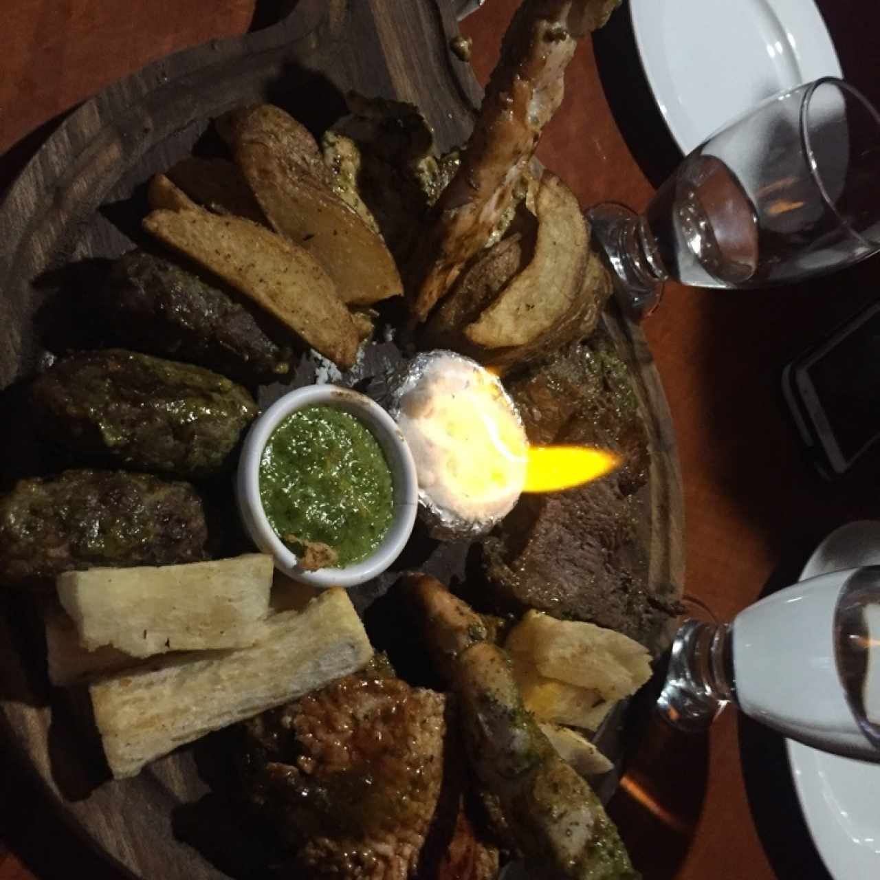 picada mar y tierra