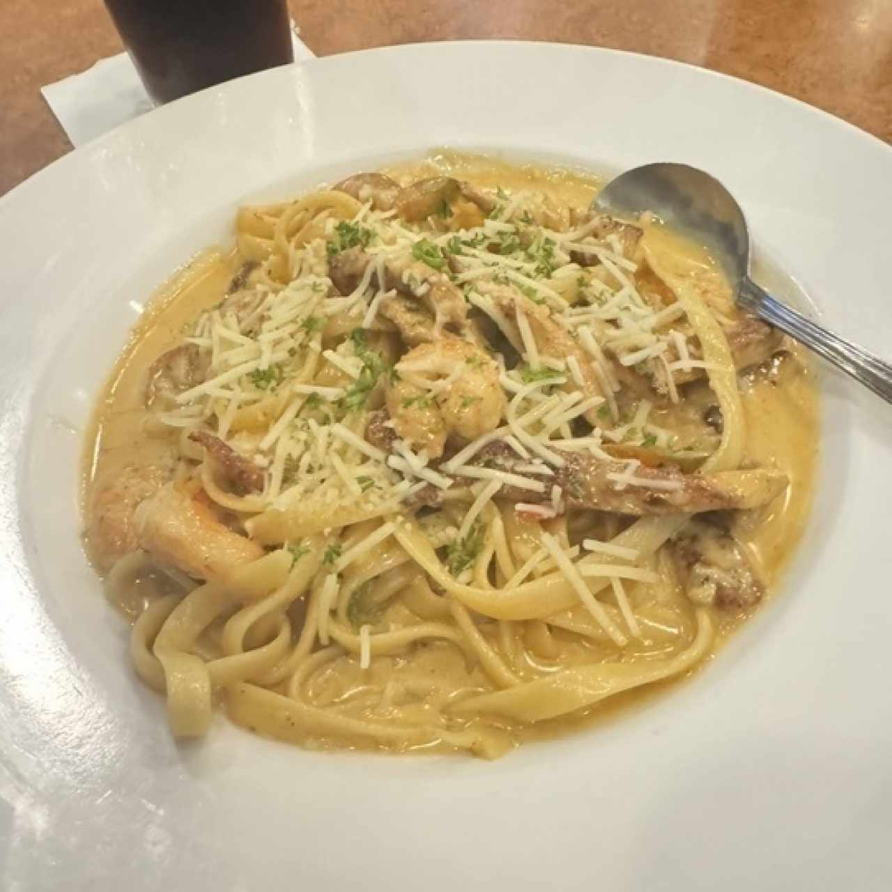 CAJUN SHRIMP & CHICKEN PASTA