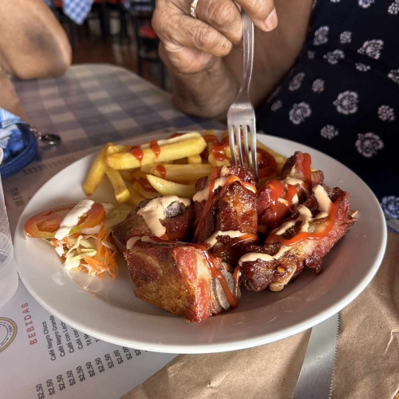 Costillas Ahumadas - buena ración
