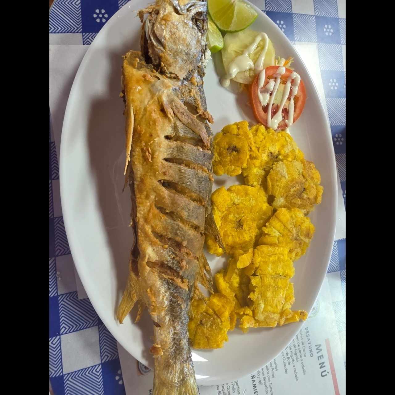 Corvina Entera Frita