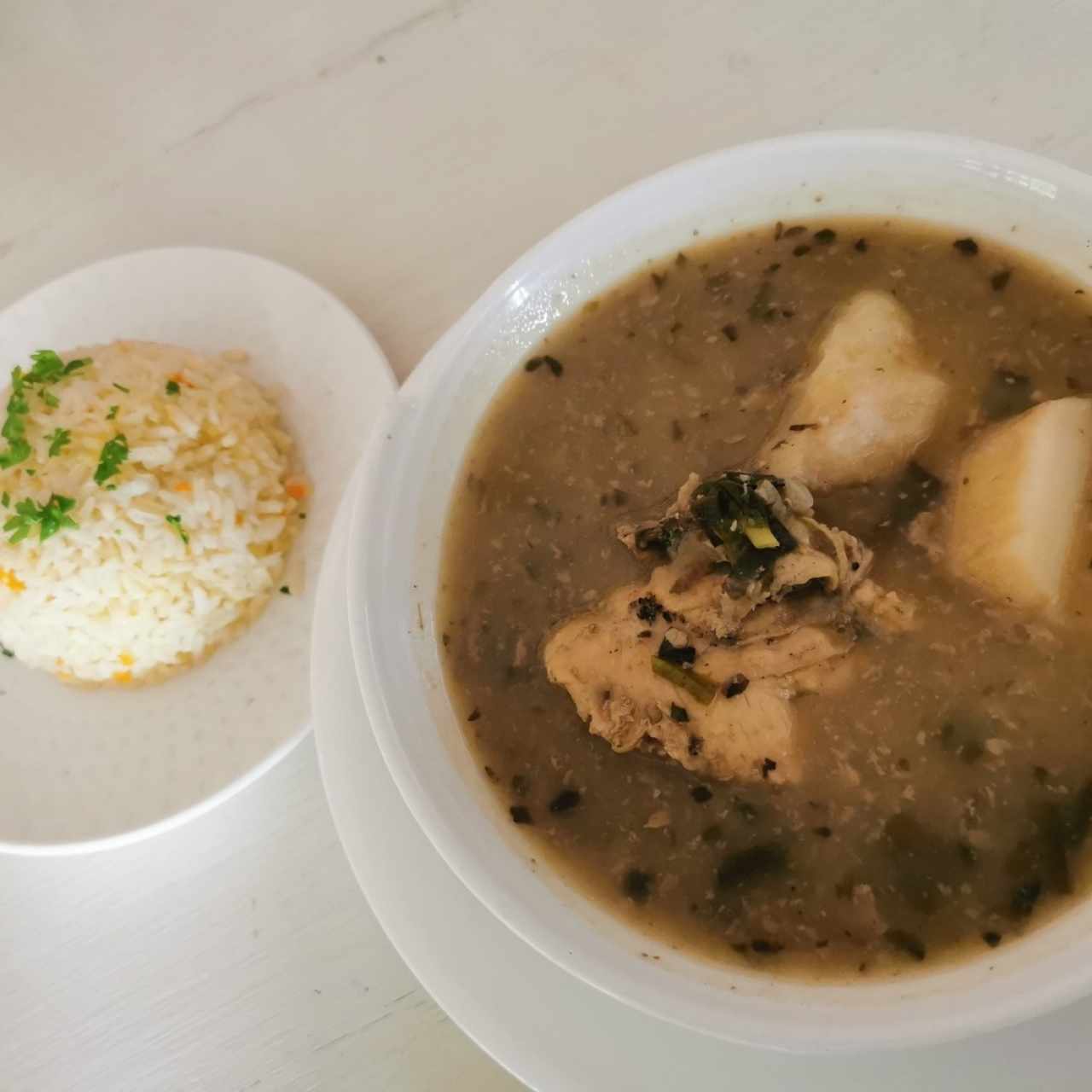 Sancocho con arroz