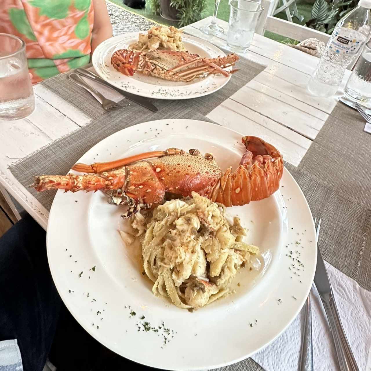 Fettuccini  on langosta.❤️