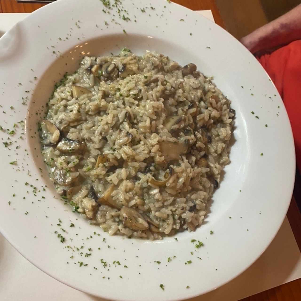 Rissoto de hongos