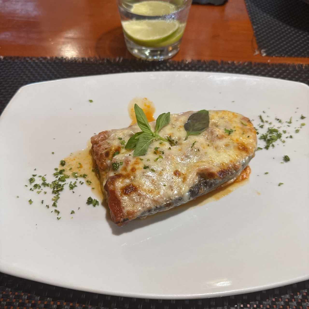 Berengena a la parmigianna