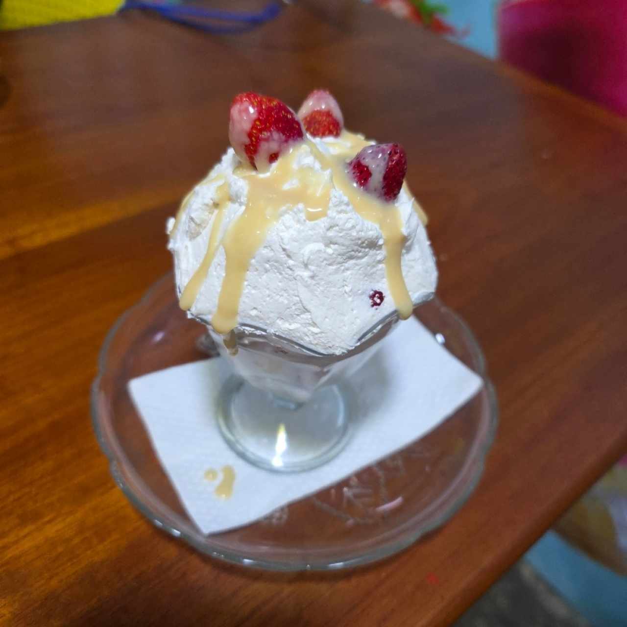 Menú - Fresas con Crema