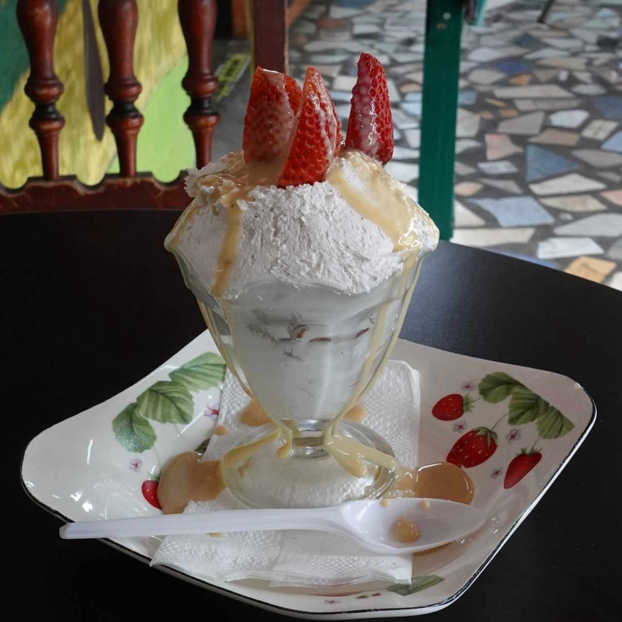 Menú - Fresas con Crema