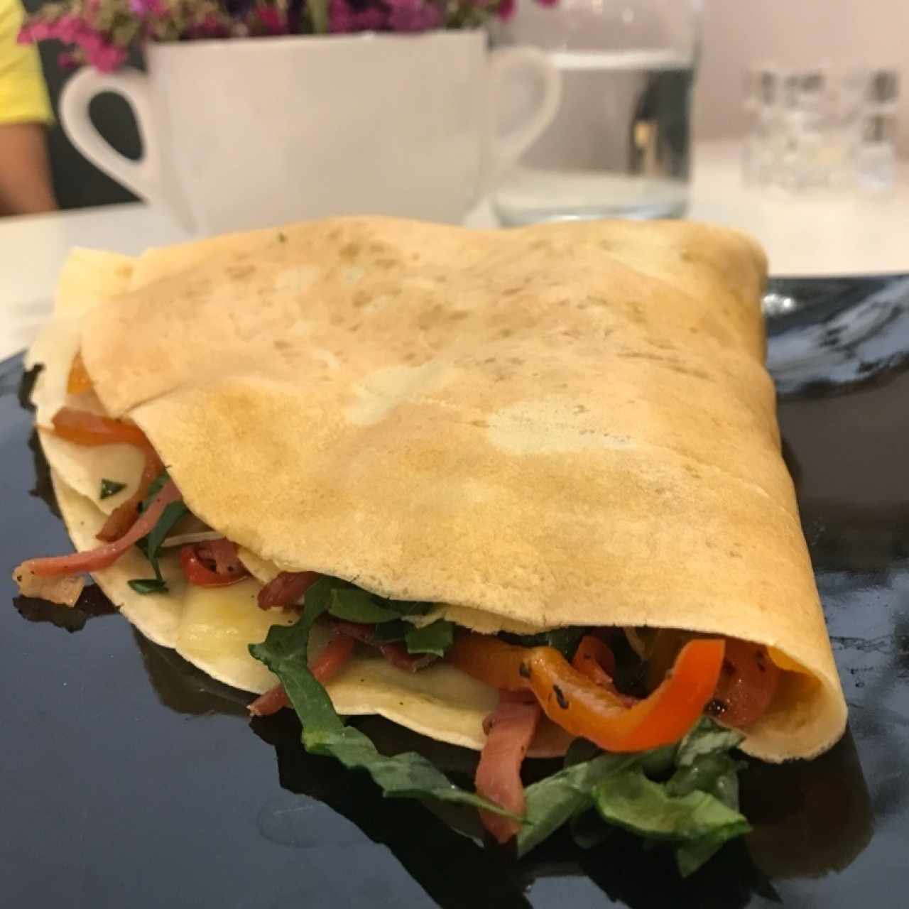 crepe matcha