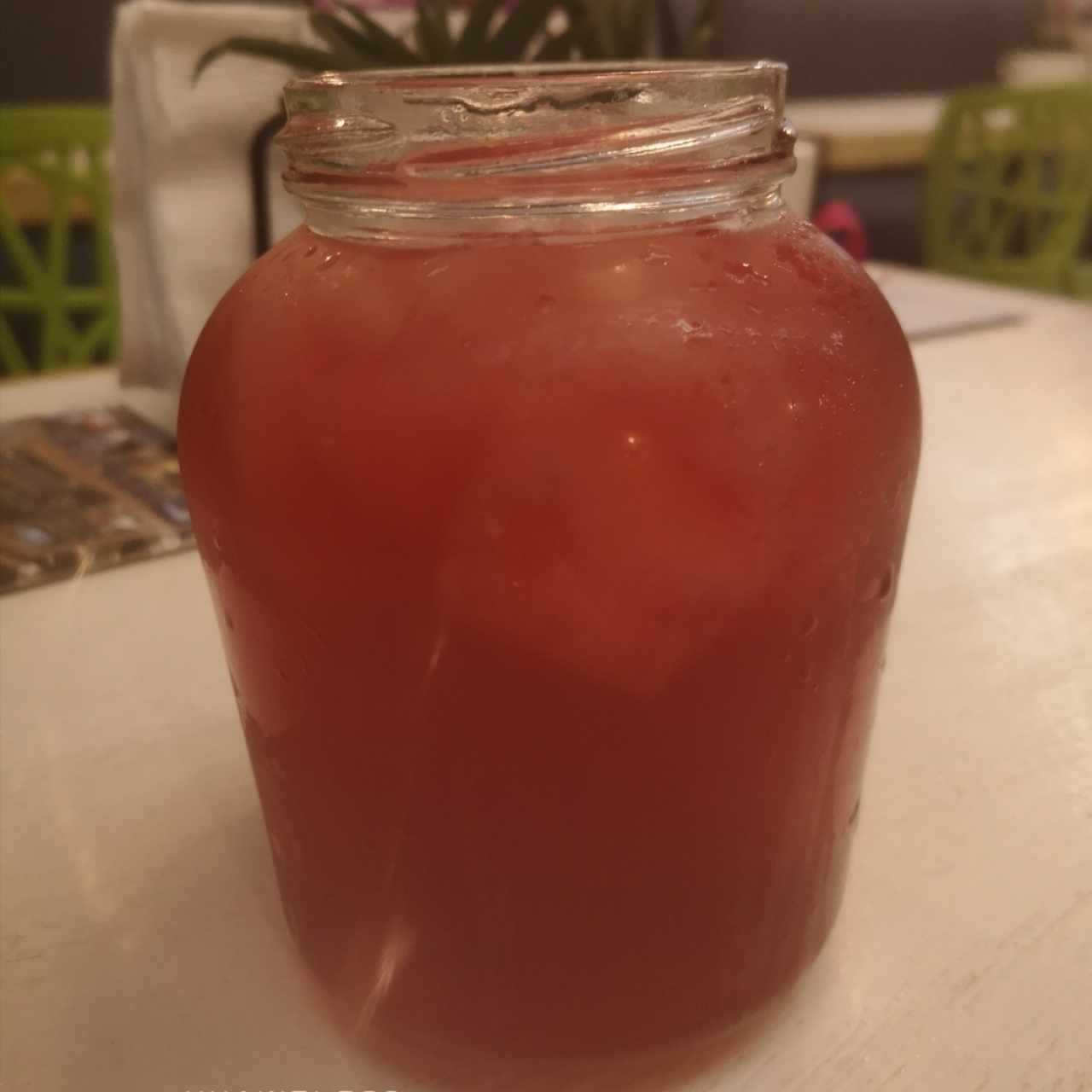 Té frío de amaretto