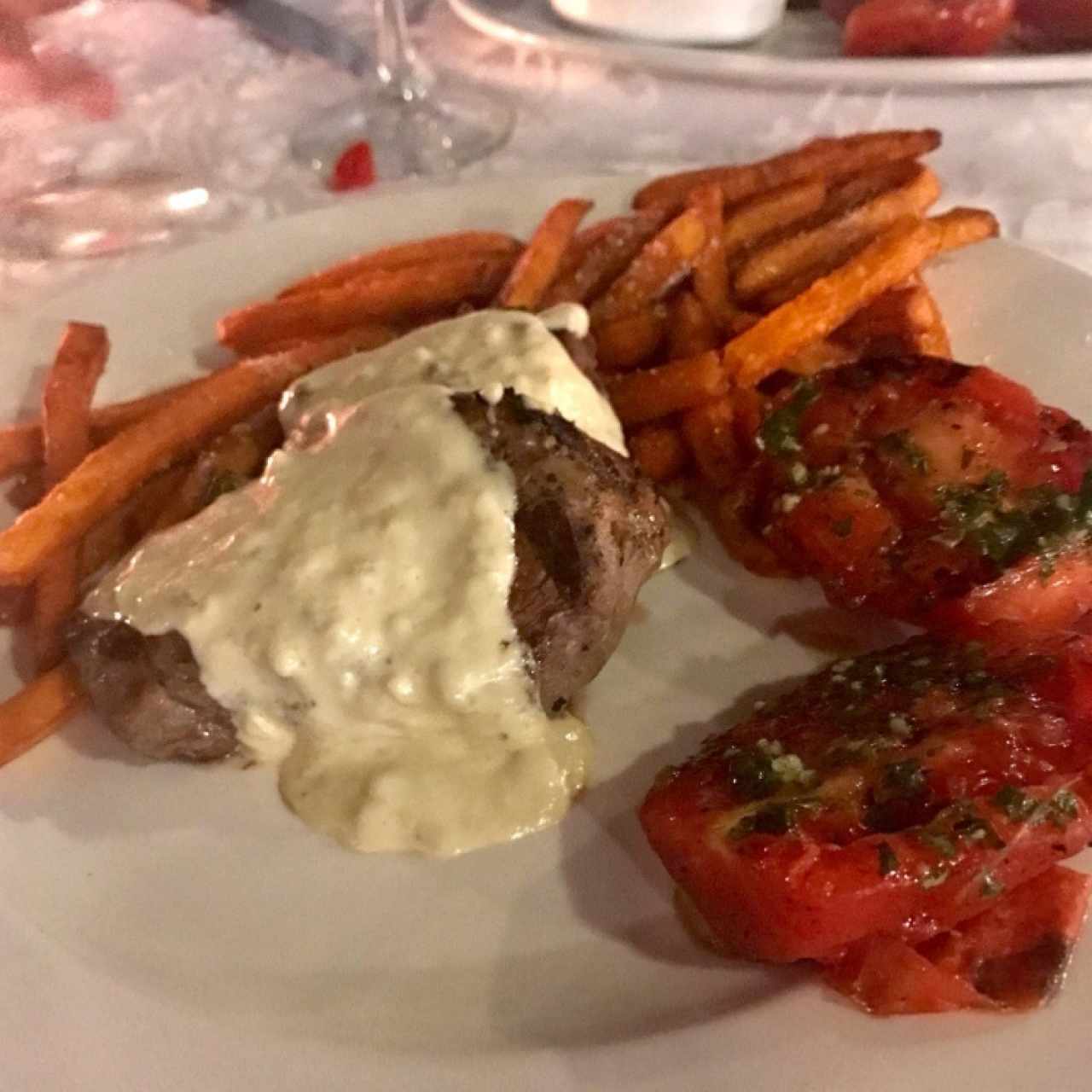 Medallones de lomito a la parrilla 