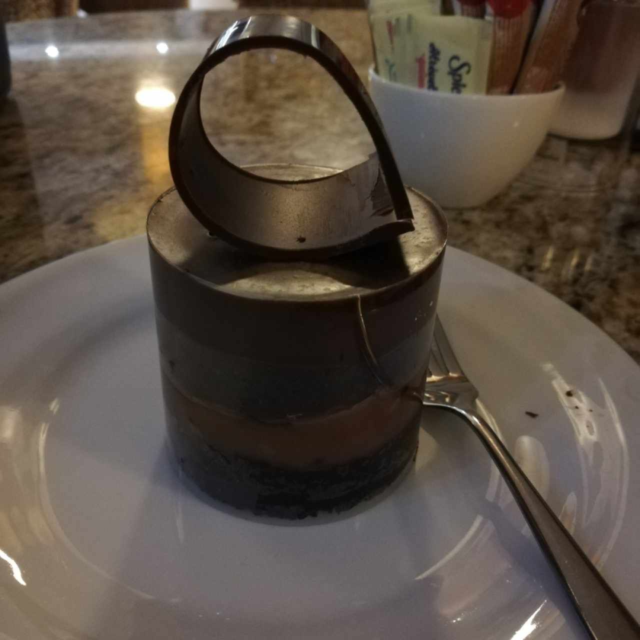 pastel de chocolate