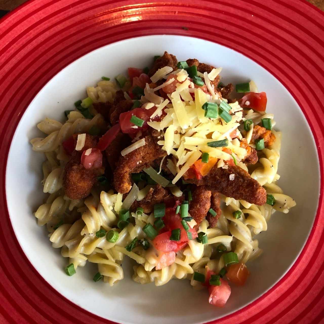 Creamy Buffalo Chicken Pasta