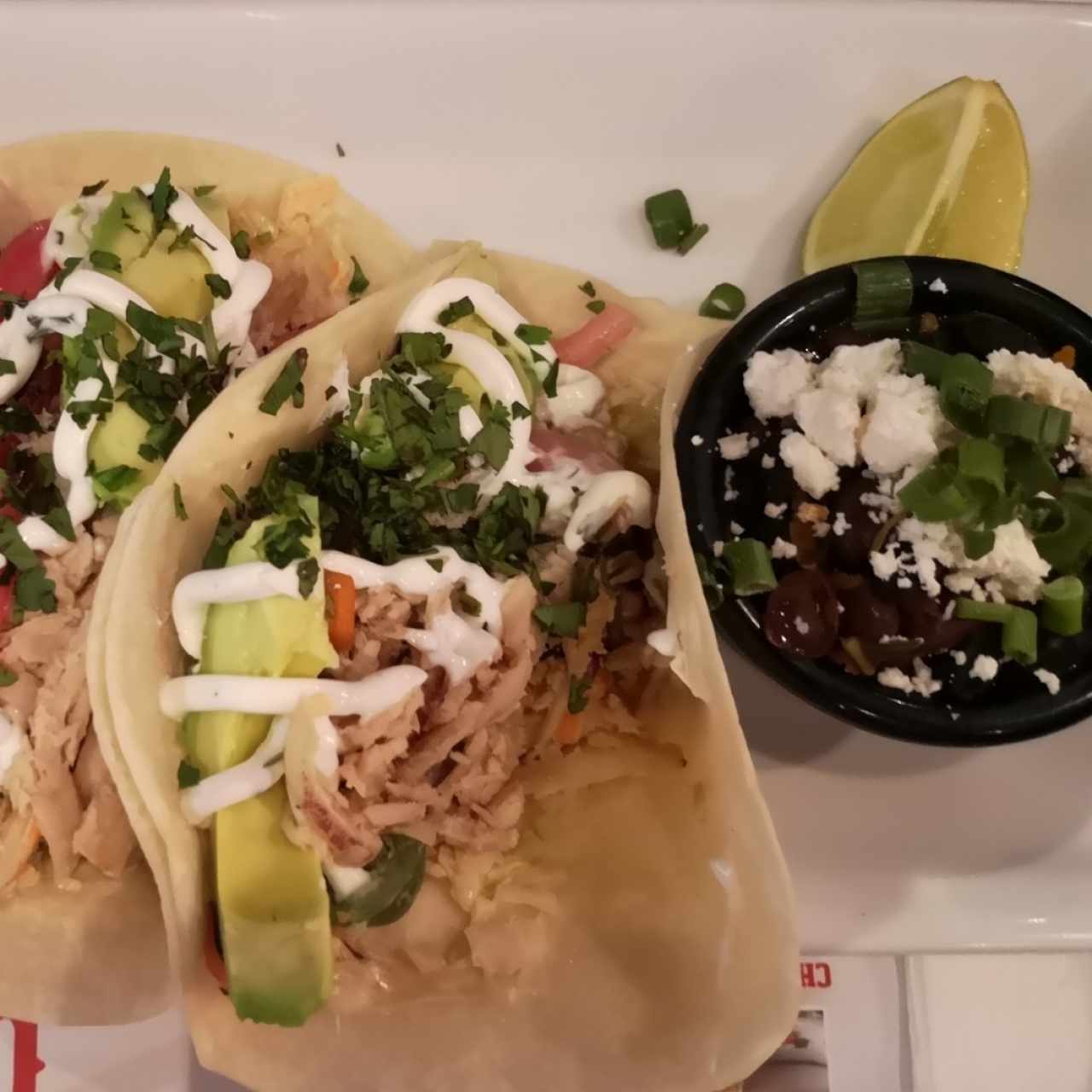 Lunch - Pork Carnitas Tacos