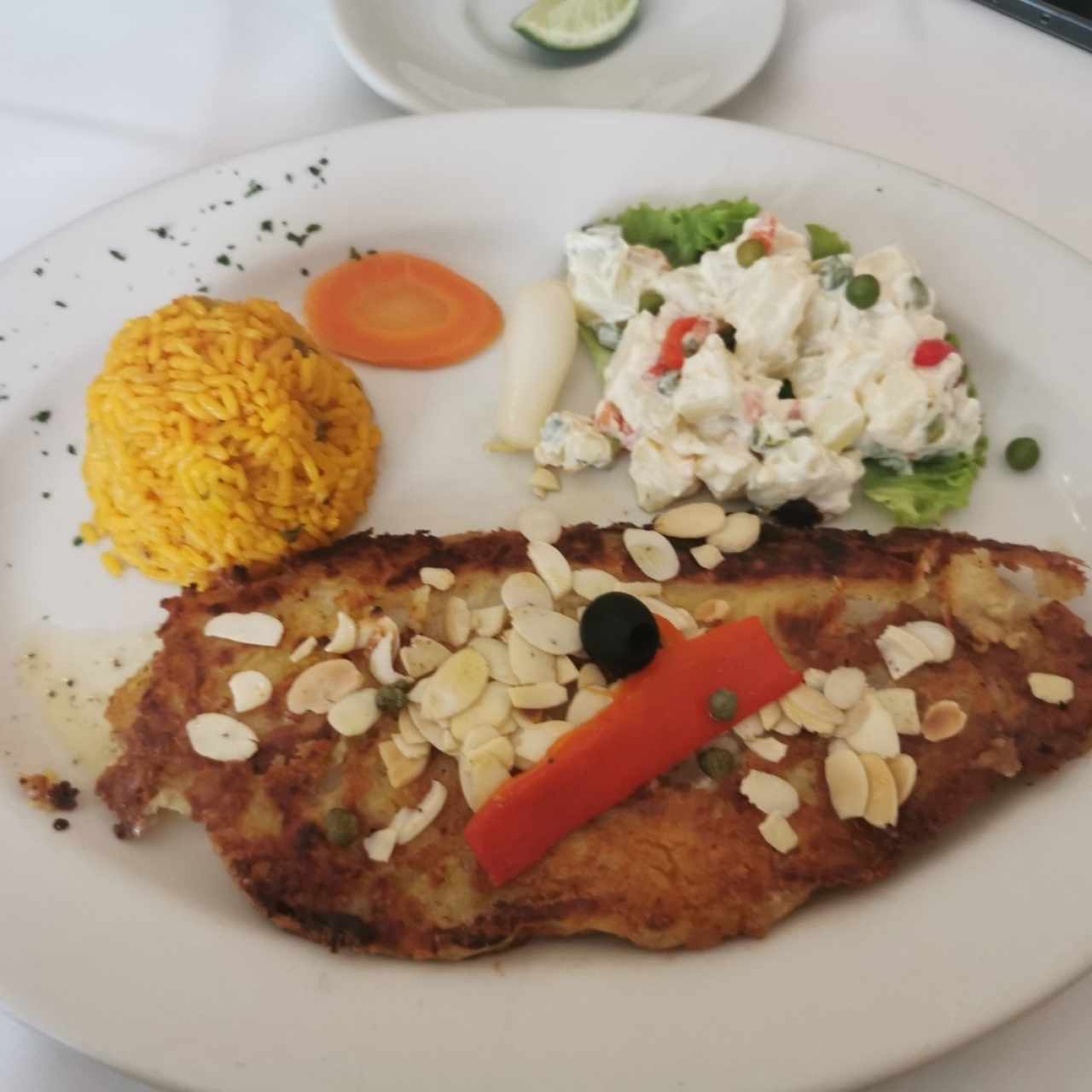 Filete de Mero en Almendras