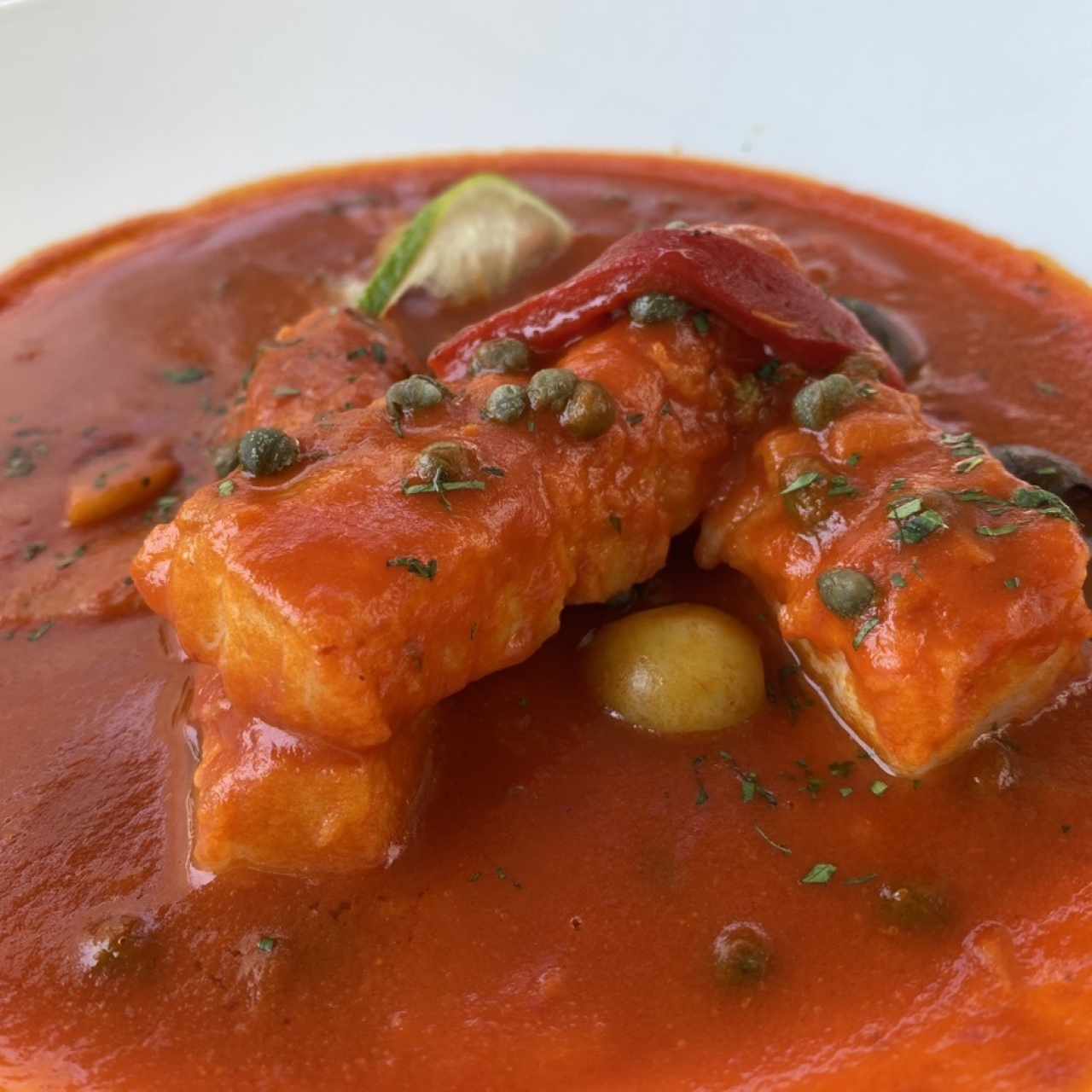 Bacalao Noruego a la Vizcaína