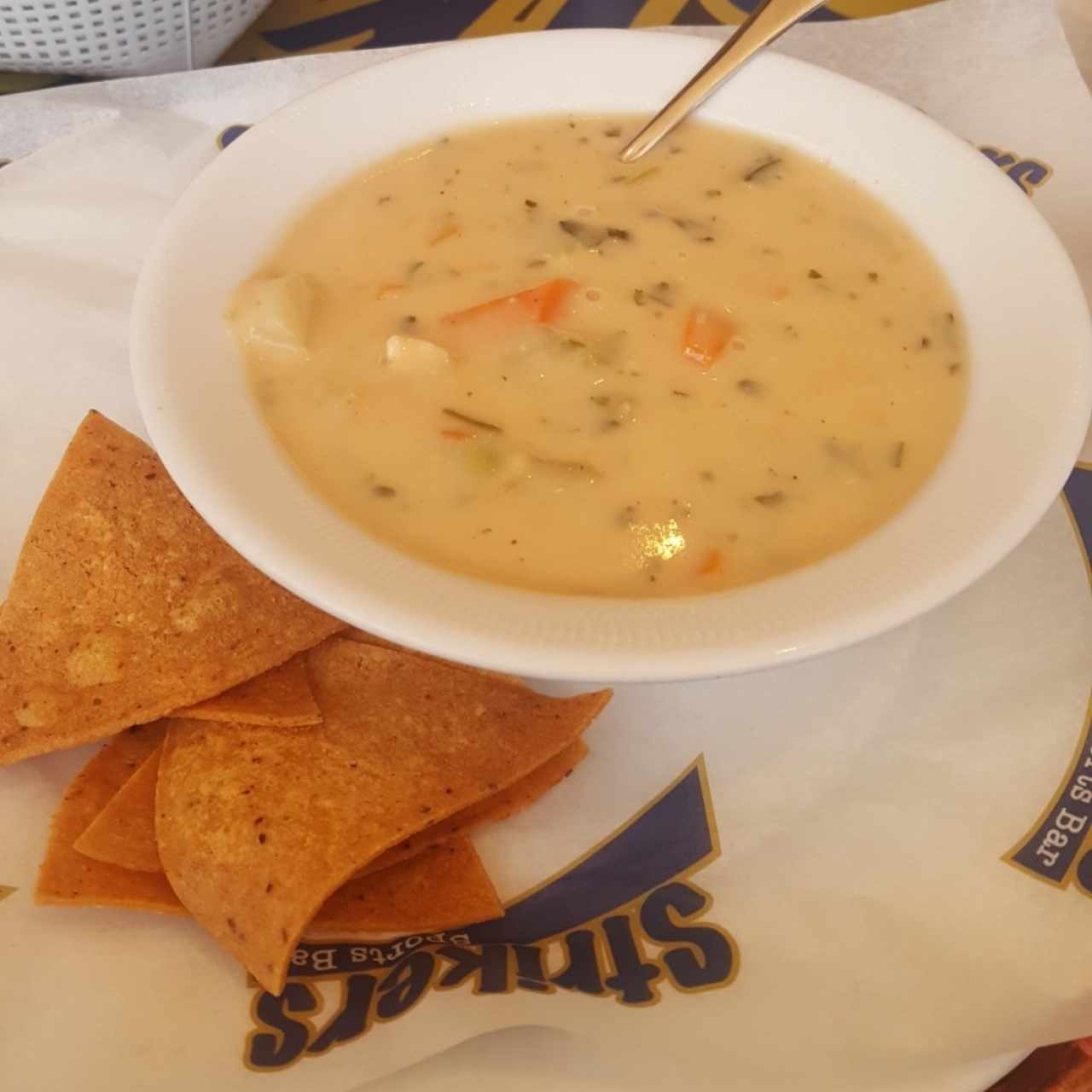 crema de mariscos