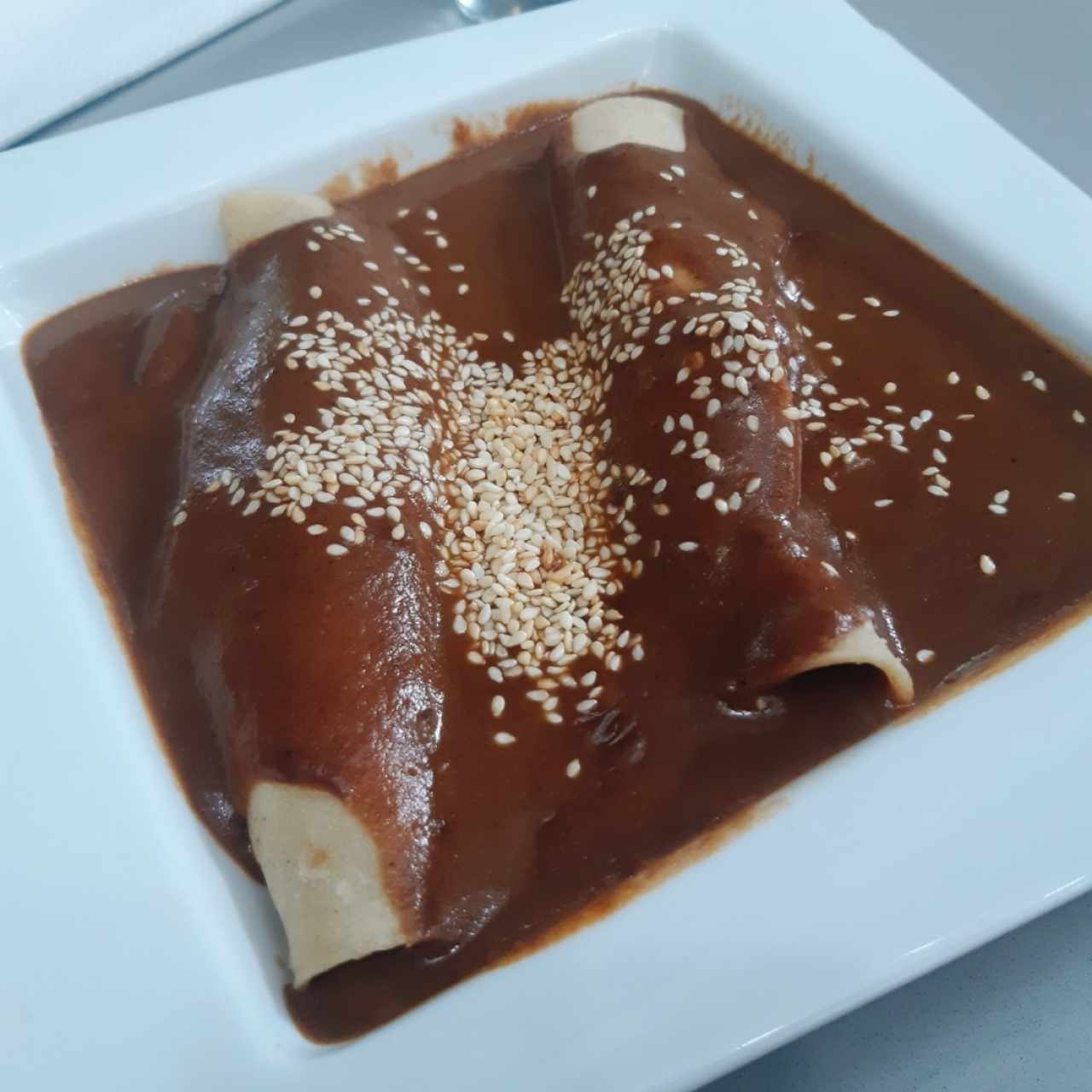 Enchiladas - Mole poblano