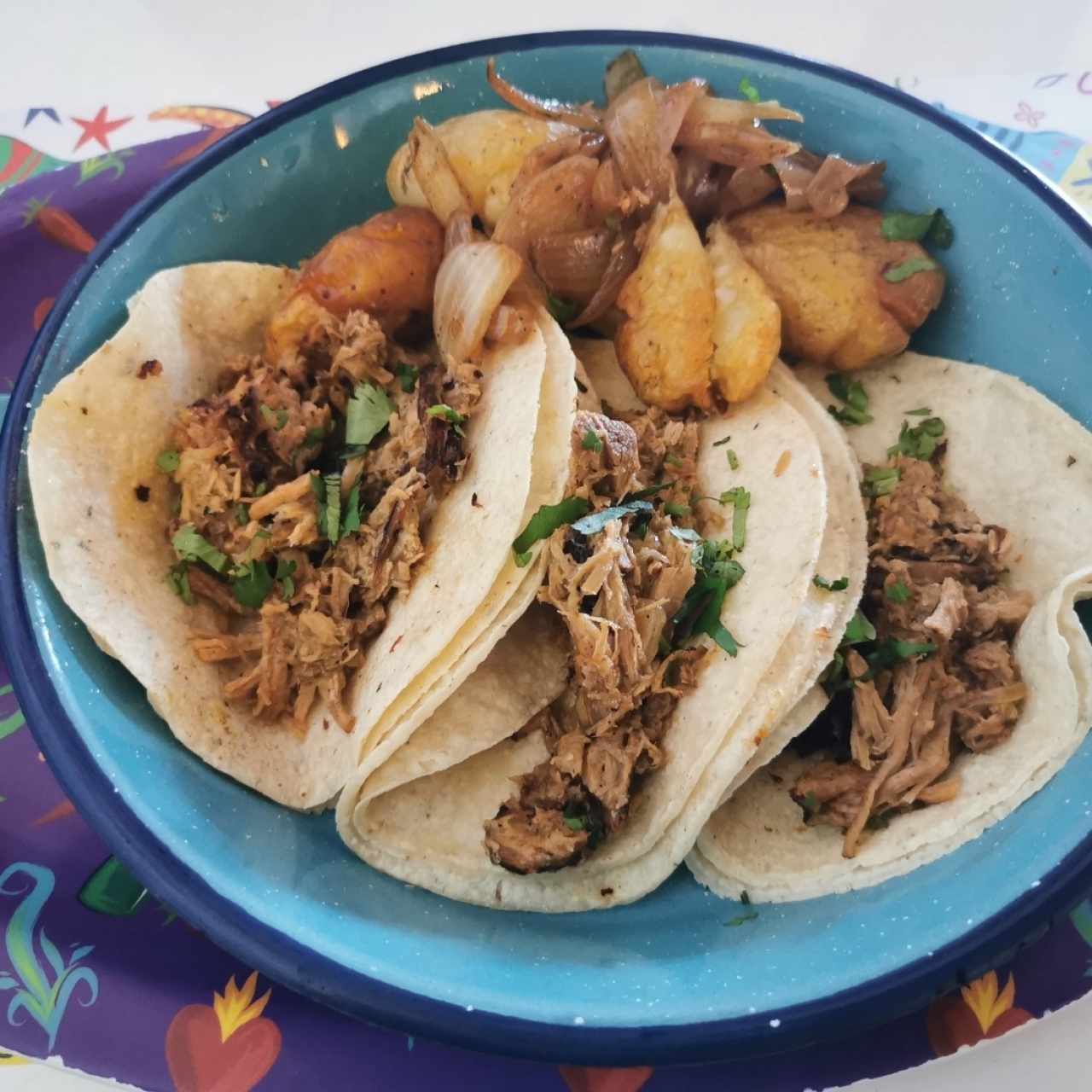 Tacos de  carnitas