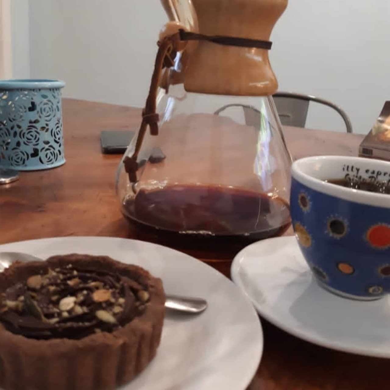 tartaleta de nutela y almendra