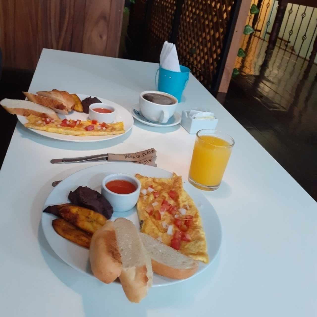 Desayuno tradicional. 