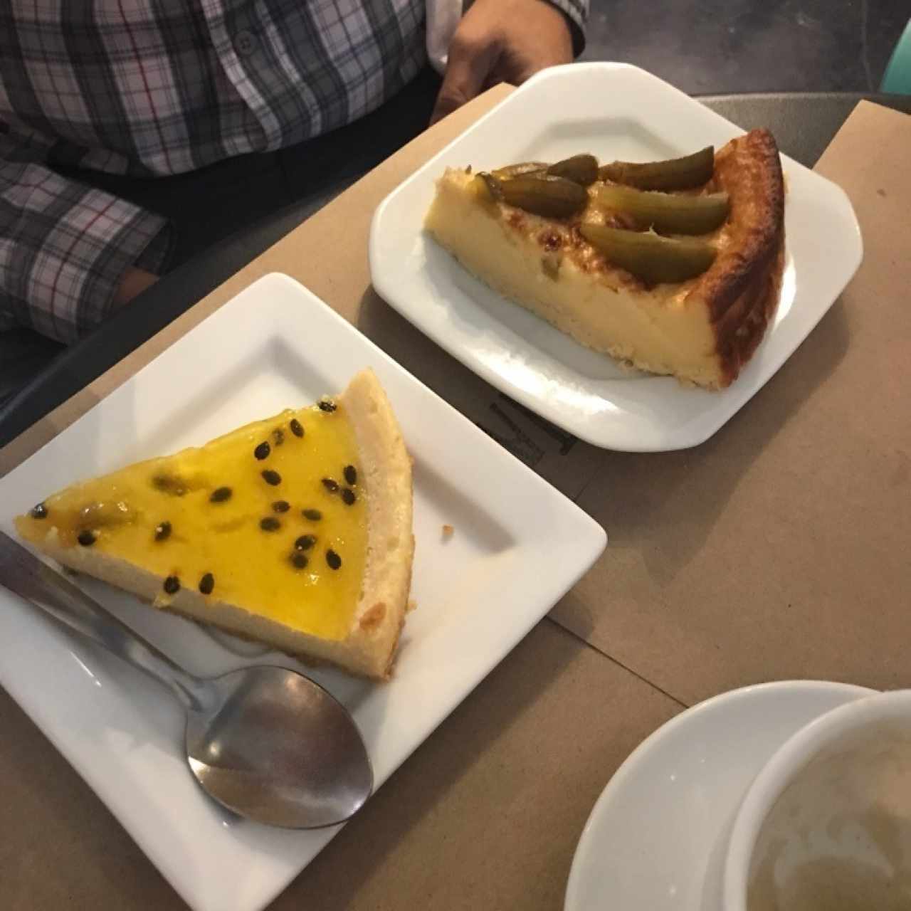 Cheesecake de higo y maracuya