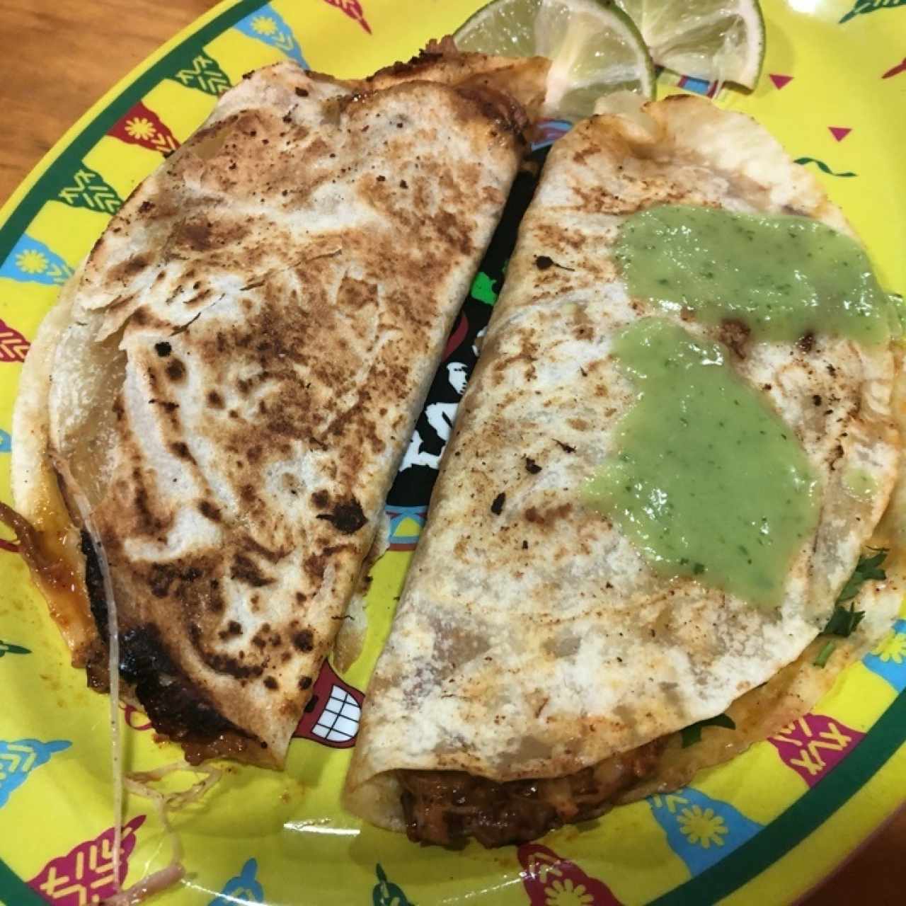 quesadilla con pibil