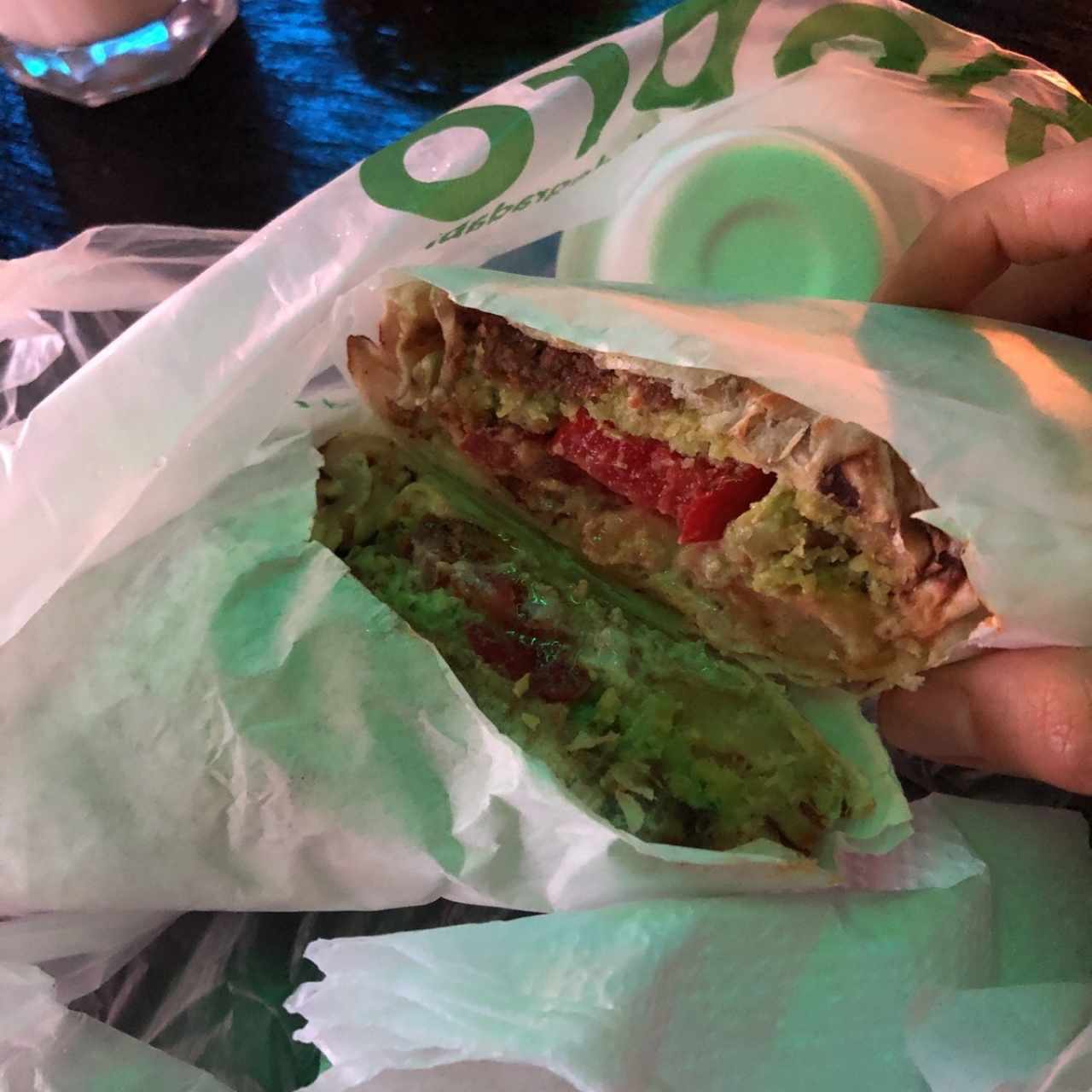 falafel con hummus
