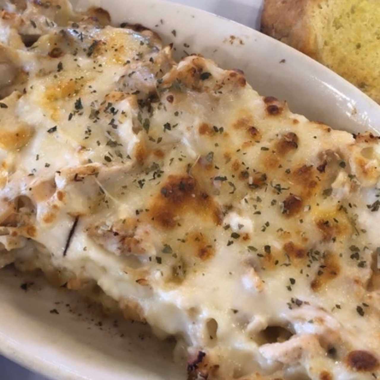 lasaña de salsa blanca 