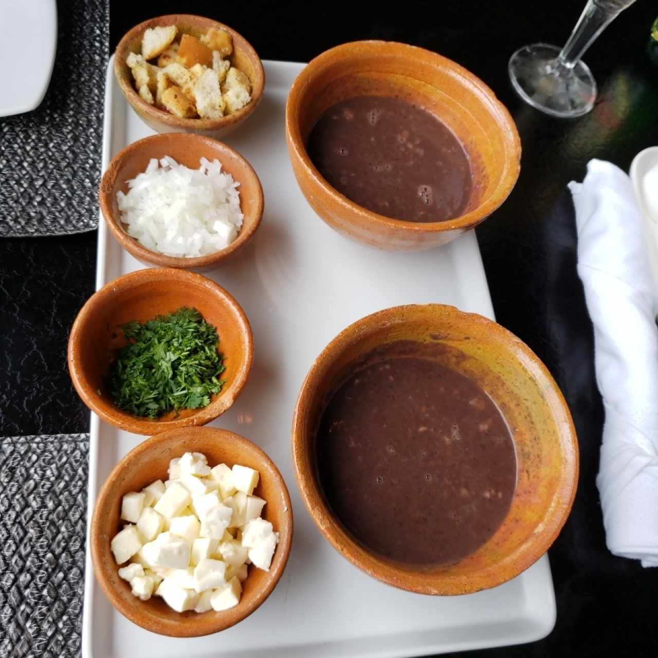 Sopas - Crema de frijol