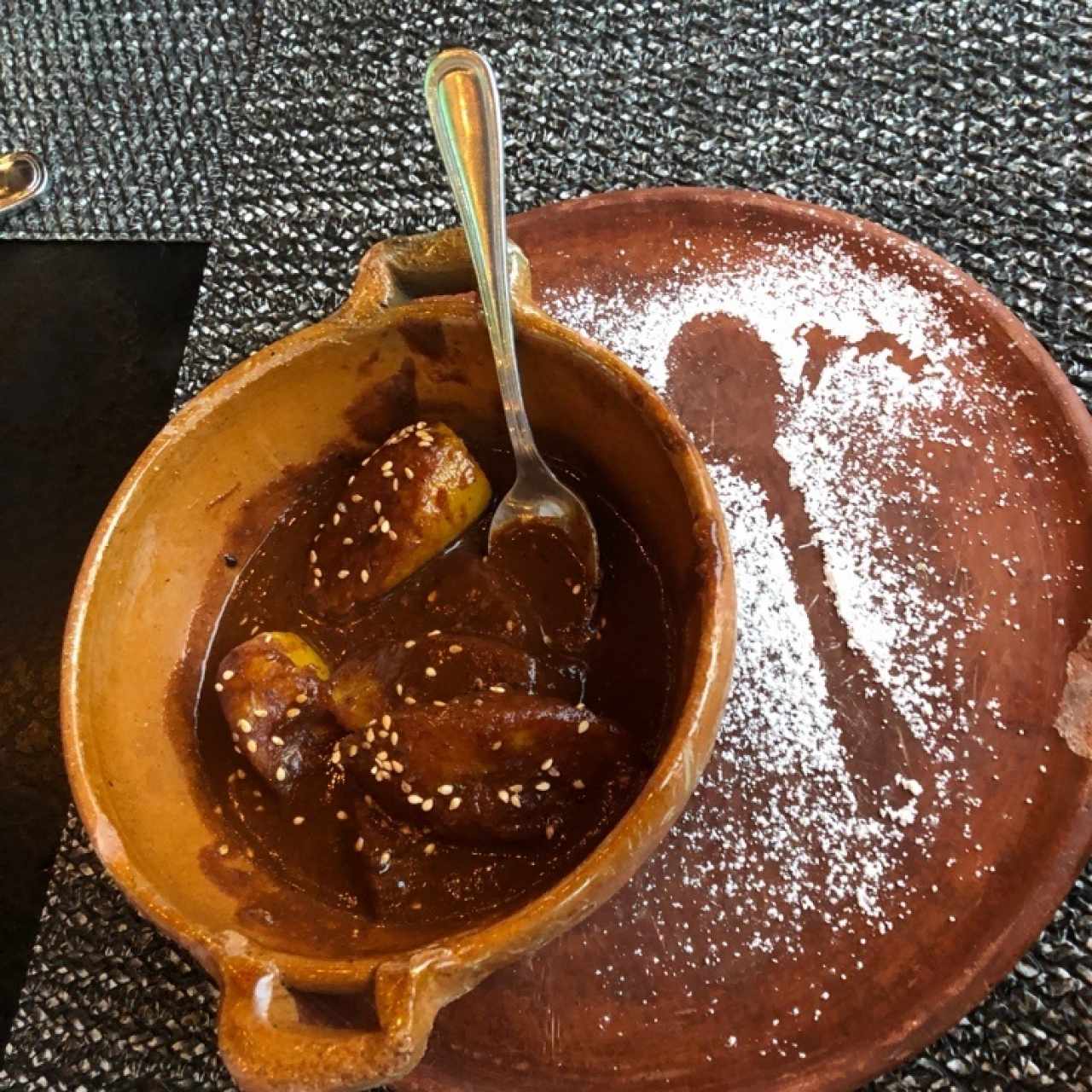 Plátanos en mole