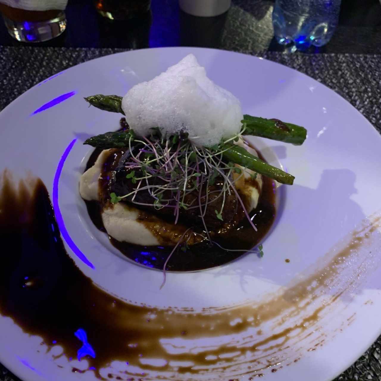 lomito en salsa de ron zacapa
