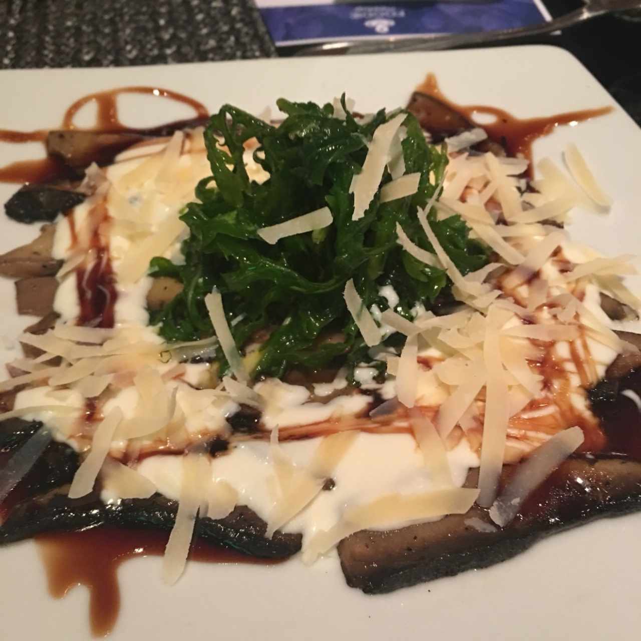 carpaccio de portobello 