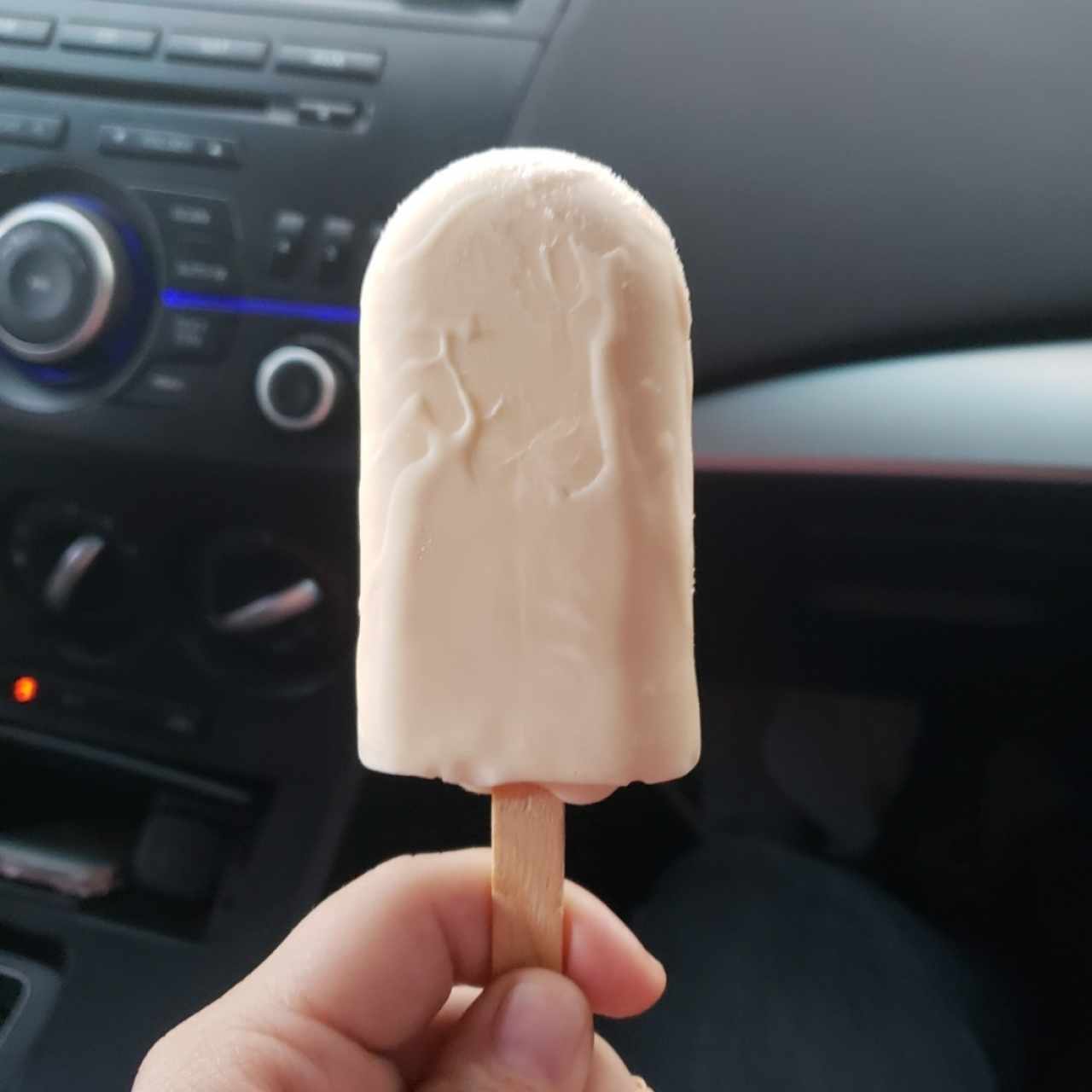 paleta de dulce de leche. mi favorita para el postre. ahí venden ricas paletas