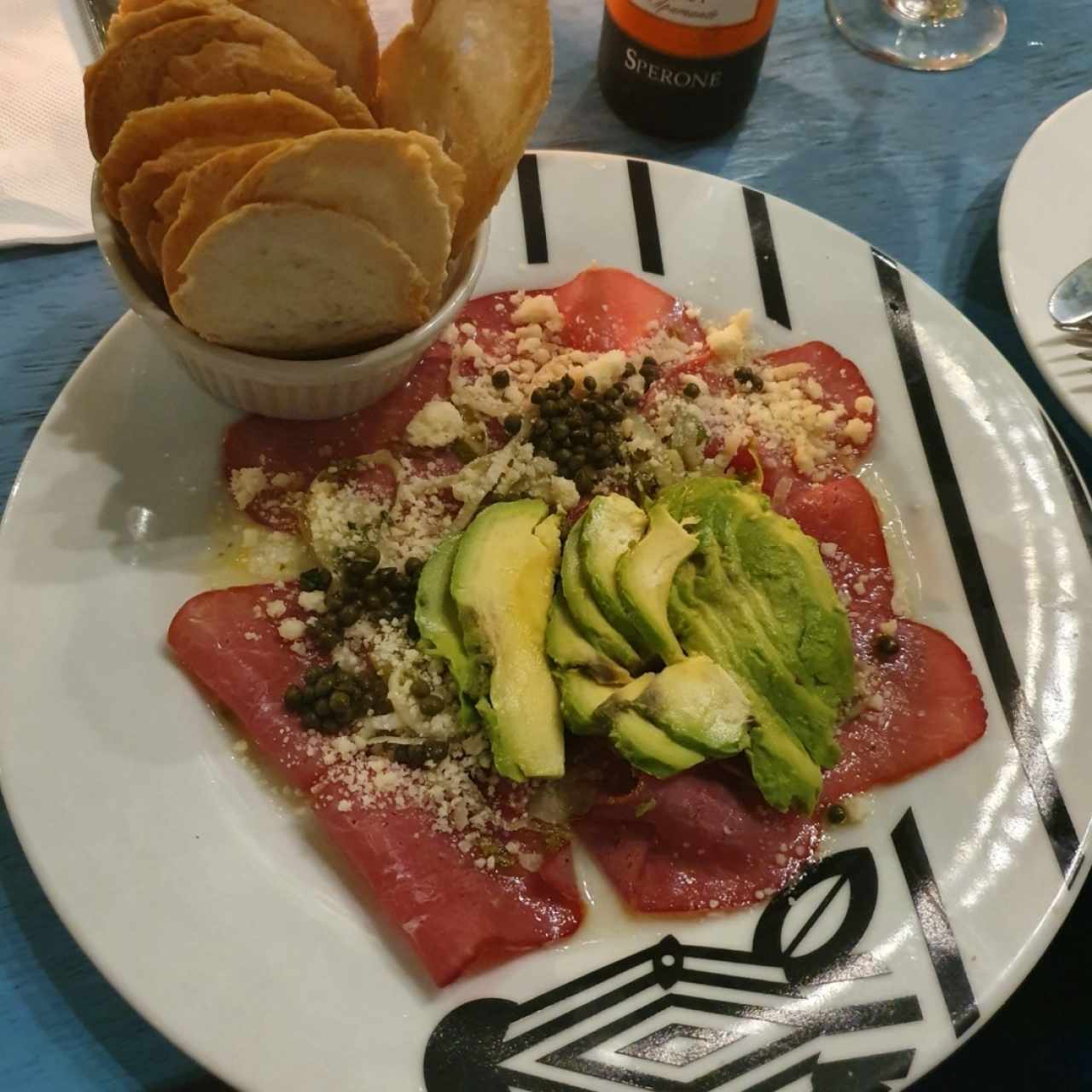 Entradas - Carpaccio de Bresaola