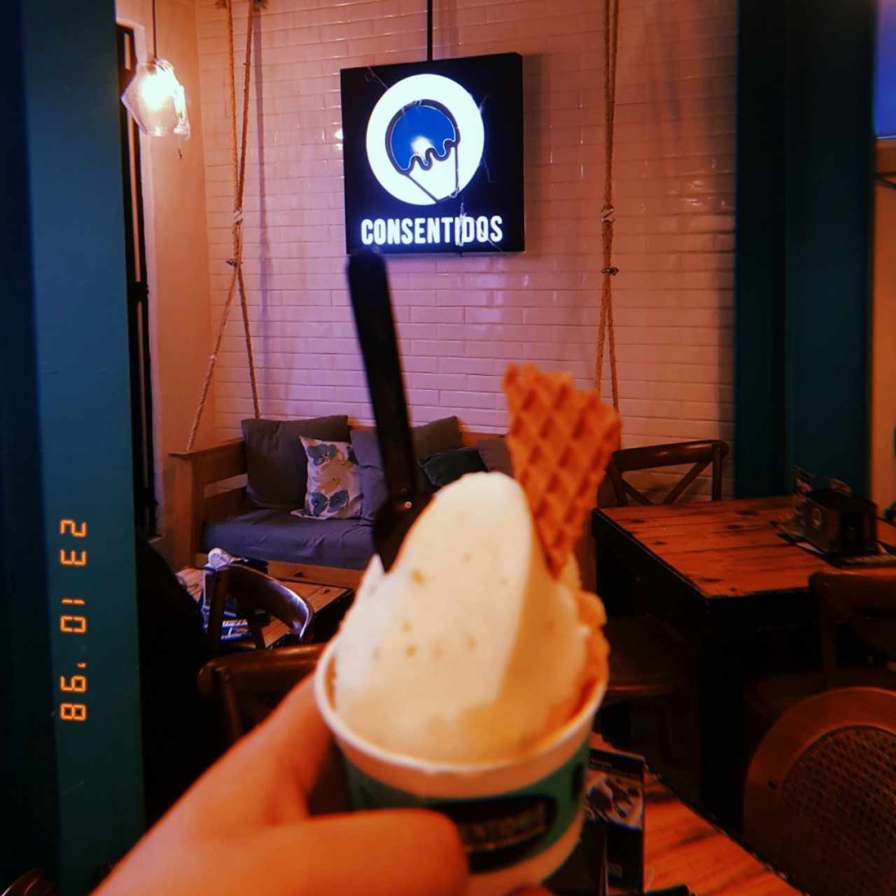 Helado de Manzana Verde
