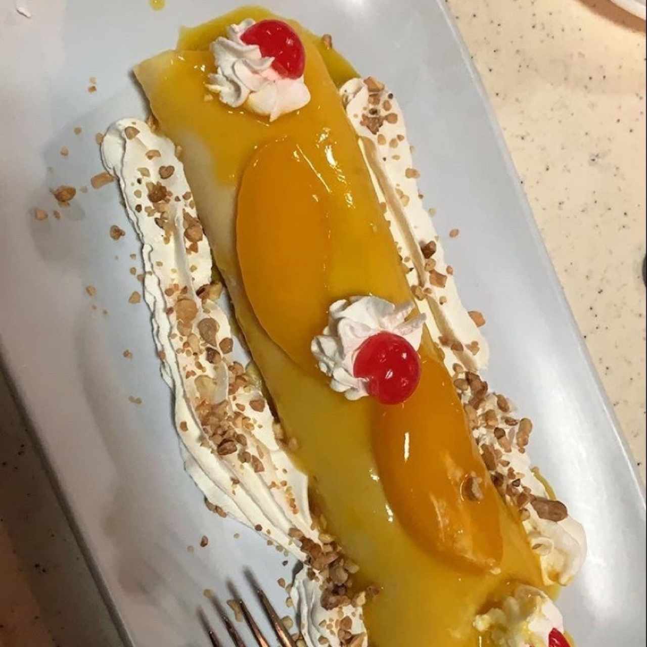 Crepa de melocoton 