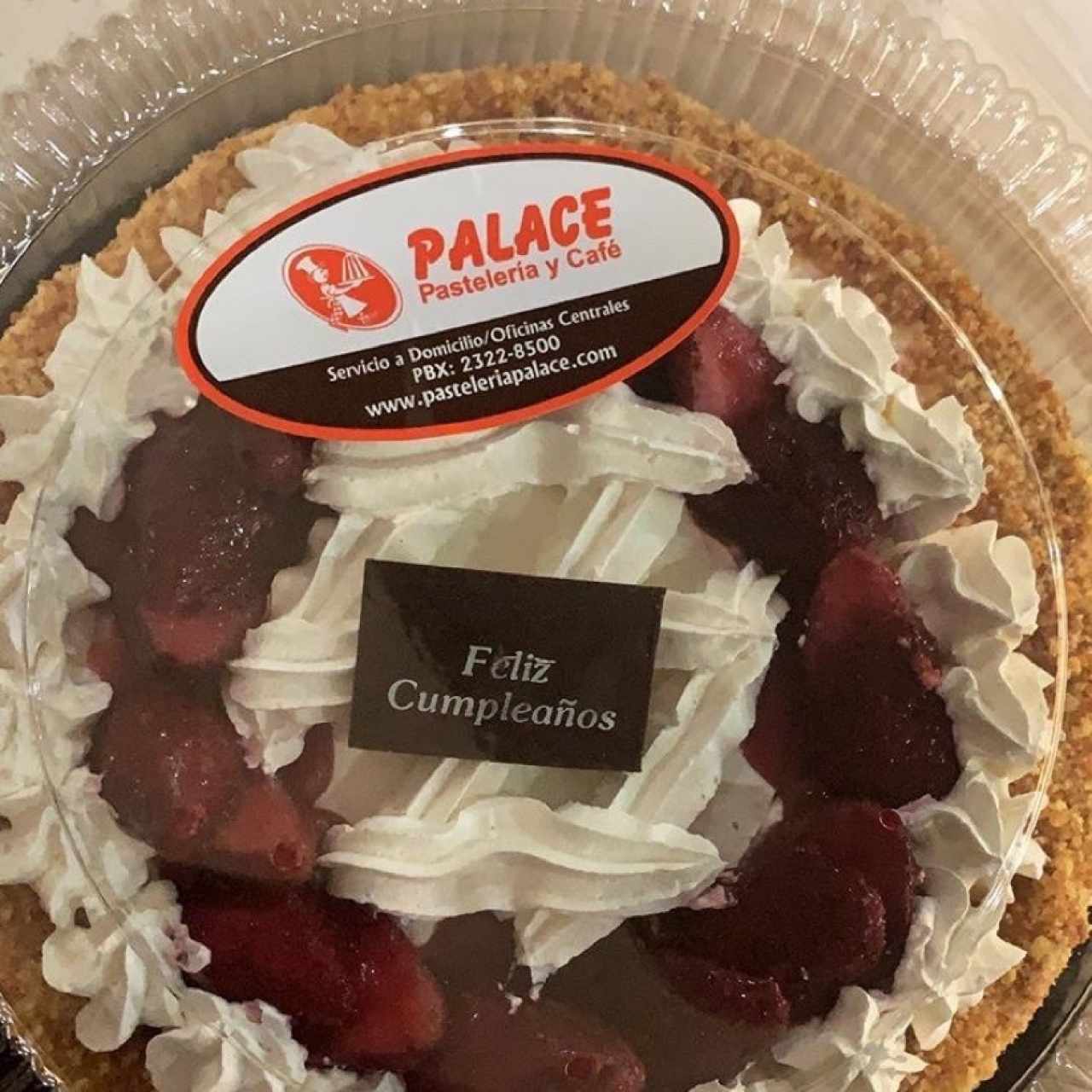 Pastel de Fresas con crema 