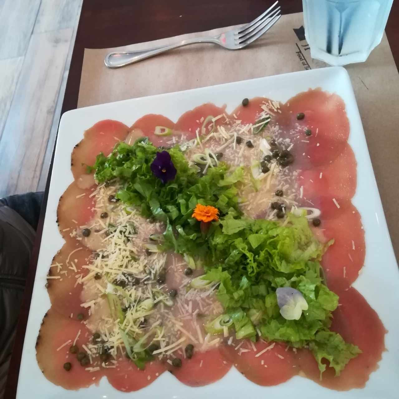 carpaccio de lomito