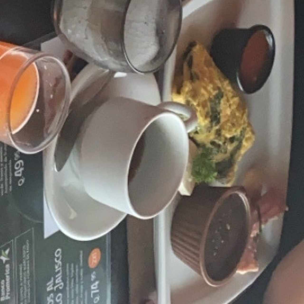 Omelette de espinaca