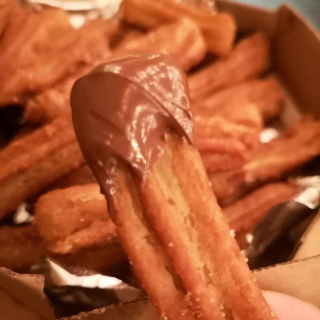 churros con Nutella