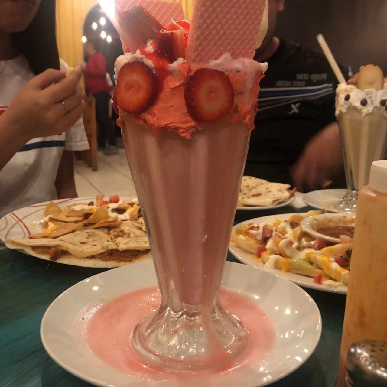 milshake de fresa