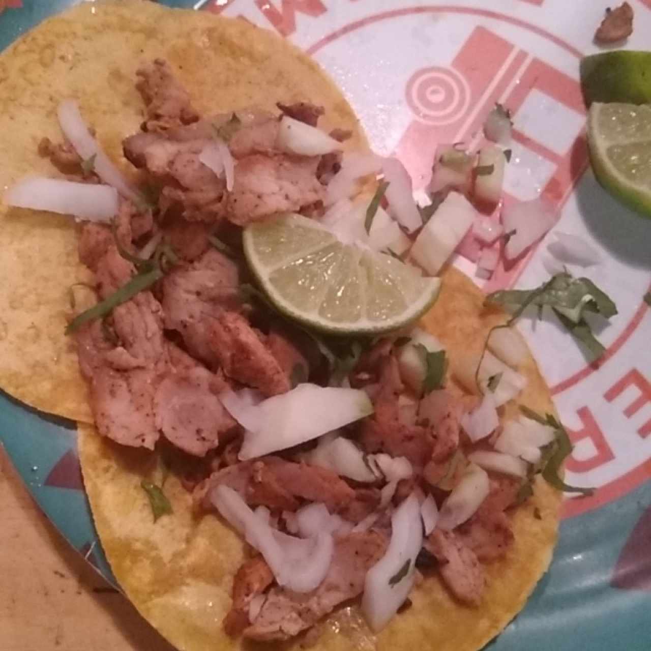 tacos al pastor lo que quedó jaja