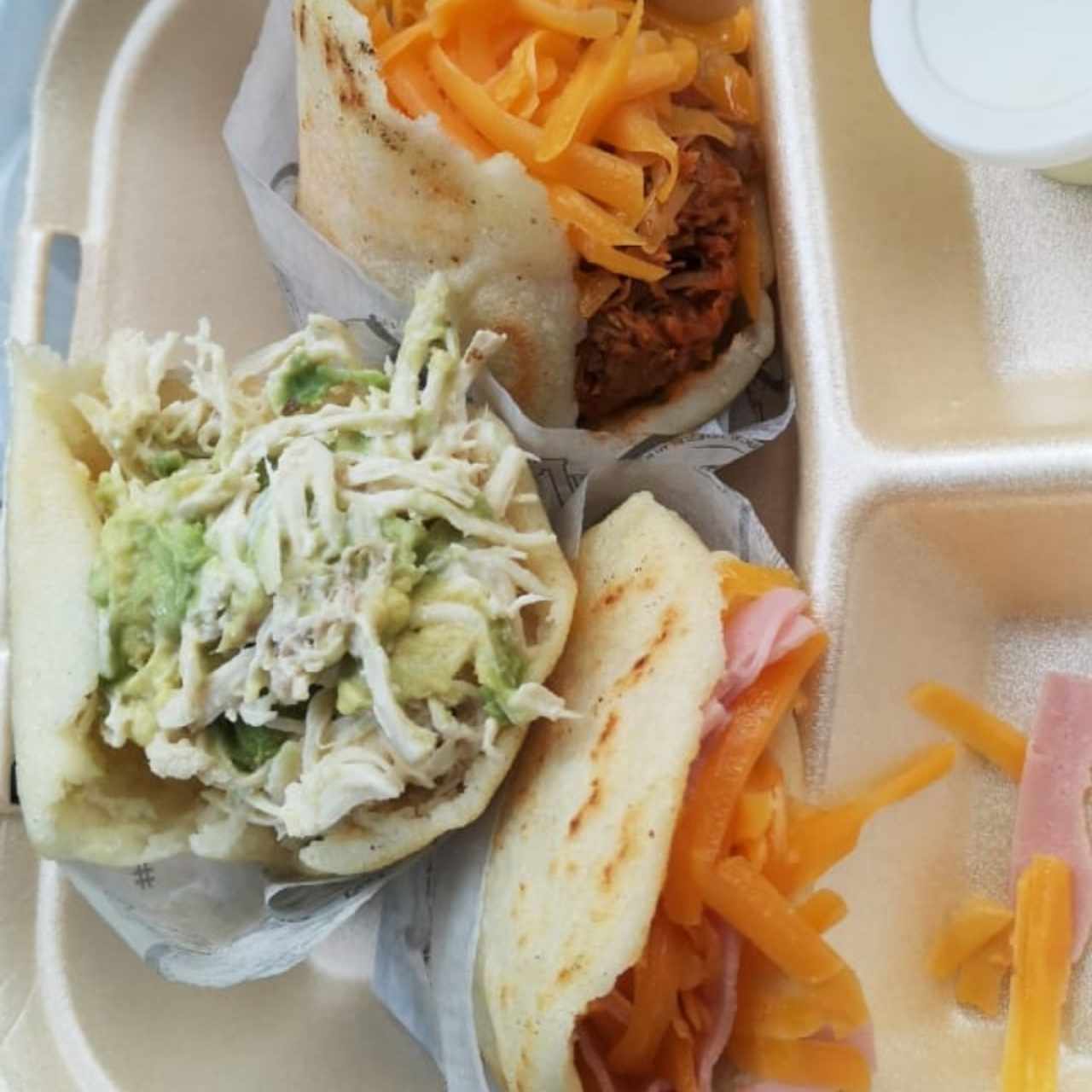 arepas para llevar