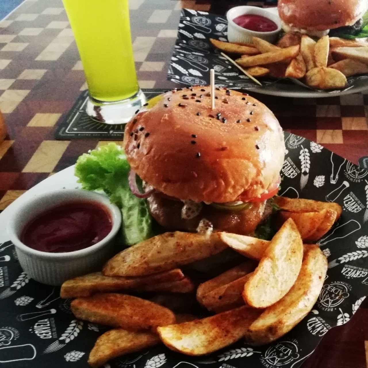 hamburguesa clásica