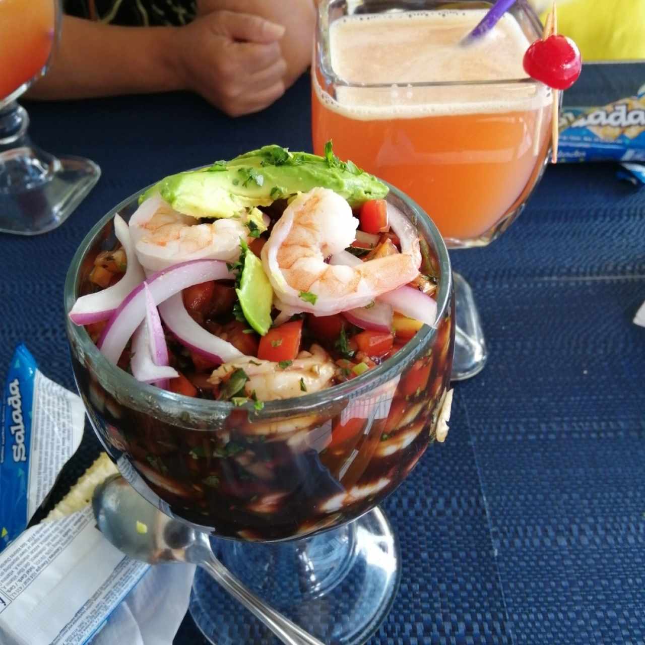 ceviche de camarón