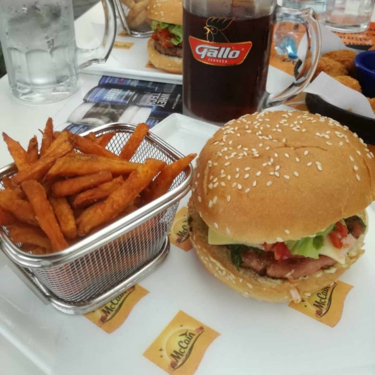hamburguesa de chorizo 