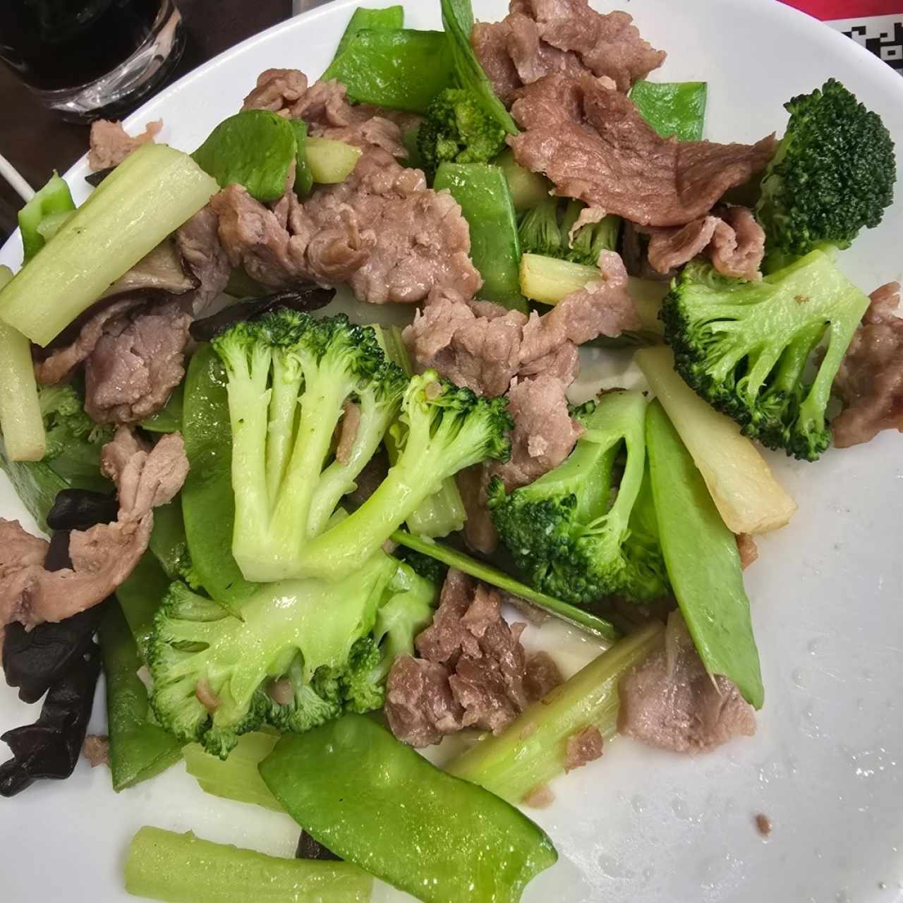 lomo con shitake sin shitake