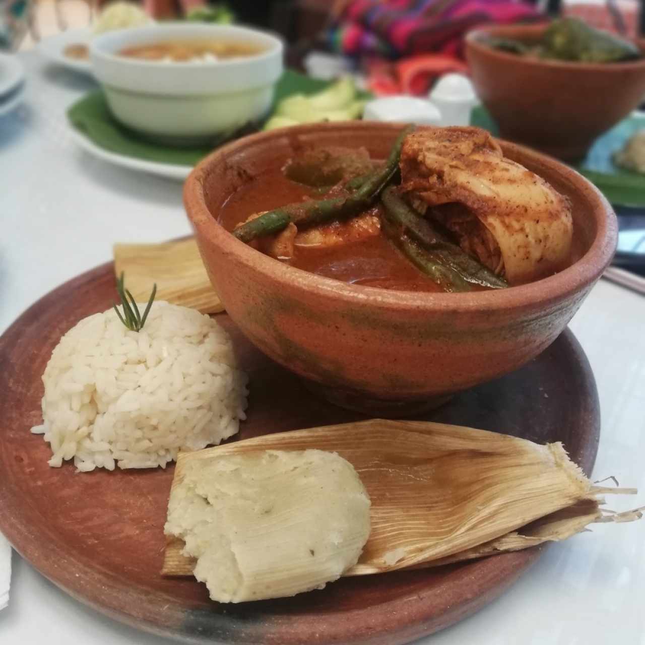 Platos Típicos - Pepián e Pollo